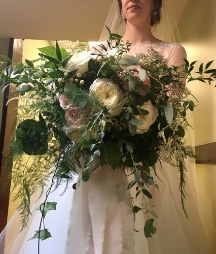 organic-bridal-bouquet, Appleton WI Wedding Florist, Memorial Florists