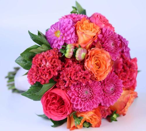 Bright Wedding Bouquet, Appleton WI Wedding Florist, Memorial Florists