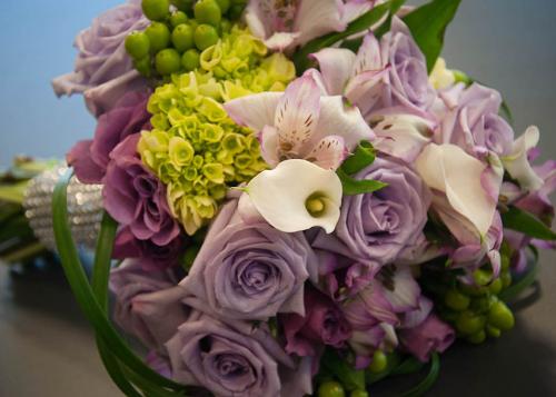 Lavender Bridal Bouquet, Appleton WI Wedding Florist, Memorial Florists
